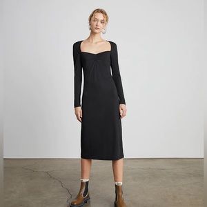 NWOT Who What Wear Collection Bari Ribbed Midi Dress